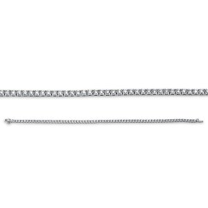 Tennisarmband 4er-Krappe 18kt Gelbgold mit 3,01ct Diamanten