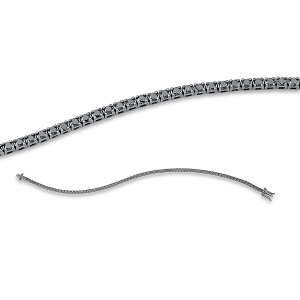 Tennisarmband 4er-Krappe 18kt Rotgold mit 1,55ct Diamanten