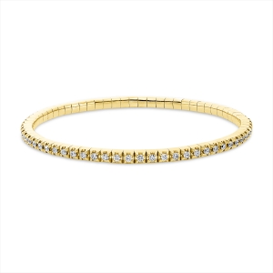 Armband 4er-Krappe 18 kt GG, Flex-Band, variabel