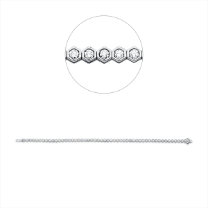 Armband Zarge 18 kt WG