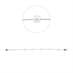 Armband  18kt Rotgold mit ZÖ 16 cm mit 0,00ct Diamanten