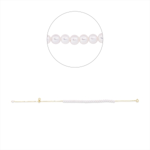 Armband  18kt Gelbgold mit ZÖ 18 cm mit 0,00ct Diamanten