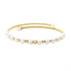 Armreif  18kt Gelbgold mit 0,00ct Diamanten
