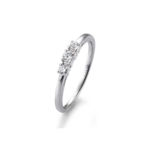 Bild von Trilogie Verlobungsring  0.39 ct.  950/- platin platin