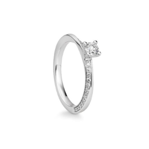 Bild von Diamant Verlobungsring 4er Krappe 0.343 ct.  585/- Weißgold
