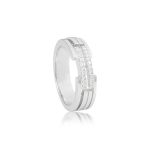 Bild von Ring 0,15 ct. h/si 0.15 ct.  750/- Gold weißGold