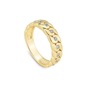 Bild von Ring Carree-Schliff  0,25 ct. h/si 0.25 ct.  750/- Gold gelbGold