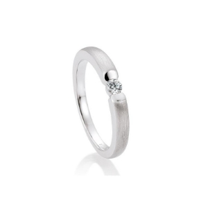 Bild von Verlobungsring 4er Krappe 0,10 ct. h/si 0.10 ct.  750/- Gold weißGold