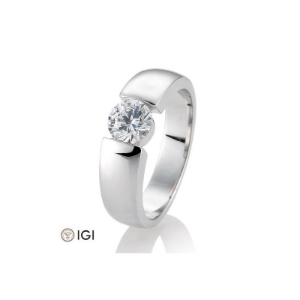 Bild von Spannring mit Diamanten 1.00 ct. 750/- Weißgold
