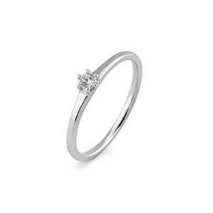 Bild von Verlobungsring Solitär 6 er Krappe 0.20 ct. 950/- Platin