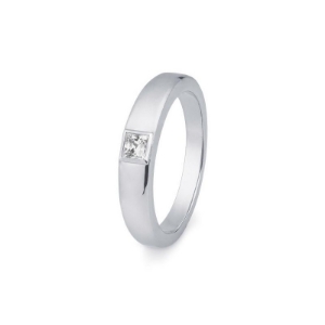 Bild von Ring Carree-Schliff 0,25 ct. h/si 0.25 ct.  Gold weißGold