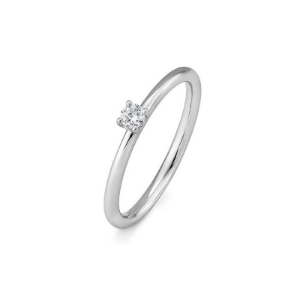Bild von Verlobungsring Solitär 4 er Krappe 0.25 ct.  950/- platin platin