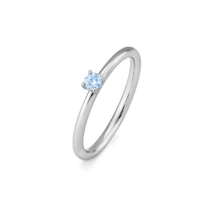 Bild von Verlobungsring Solitär 4 er Krappe 0.15 ct.  950/- platin platin
