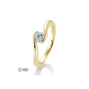 Bild von Verlobungsring Schwung 0.50 ct.  585/- Gold gelbGold