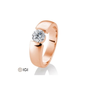 Bild von Spannring mit Diamanten 1.00 ct. 585/-Rotgold