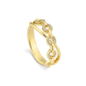 Bild von Ring Zarge 0,15 ct. h/si 0.15 ct.  750/- Gold gelbGold