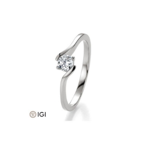 Bild von Verlobungsring Schwung 0,30 ct. h/si 0.30 ct.  Gold weißGold