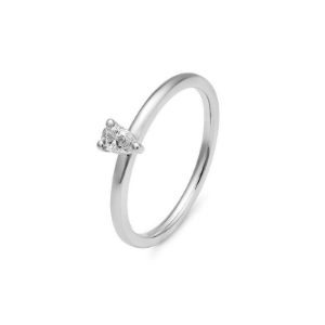 Bild von Verlobungsring Tropfen 0,17 ct. 750/- Weißgold