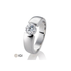 Bild von Spannring mit Diamanten 1.50 ct.  950/- platin platin