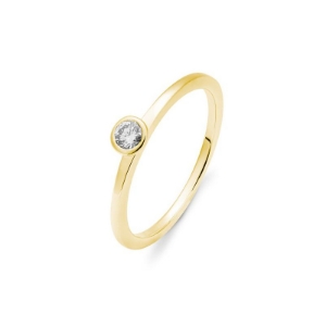 Bild von Ring Zarge 0,15 ct. h/si 0.15 ct.  750/- Gold gelbGold