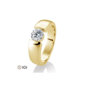 Bild von Spannring mit Diamanten 0.80 ct.  585/- Gelbgold