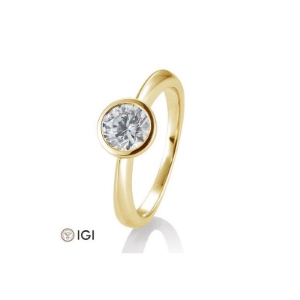 Bild von Verlobungsring Zarge  1.00 ct. 750/- Goldgold