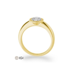 Bild von Verlobungsring Zarge  1.00 ct. 750/- Goldgold