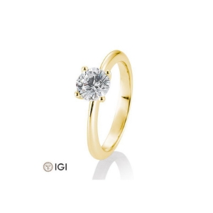 Bild von Verlobungsring Solitär 4 er Krappe  1.50 ct.  750/- Gelbgold