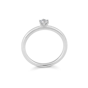 Bild von Verlobungsring Solitär 6 er Krappe 0.20 ct.  750/- Weißgold
