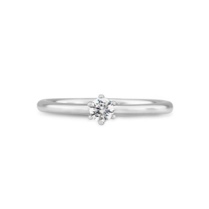 Bild von Verlobungsring Solitär 6 er Krappe 0.20 ct.  750/- Weißgold