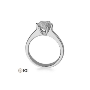 Bild von Verlobungsring Solitär 6 er Krappe 1.50 ct. 950/- Platin