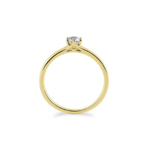 Bild von Verlobungsring Solitär 6 er Krappe 0.25 ct.  750/- Gelbgold