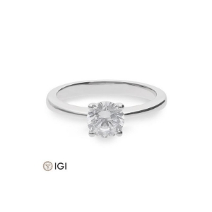 Bild von Verlobungsring Solitär 4 er Krappe 1.00 ct. 750/- Weißgold