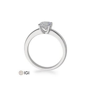 Bild von Verlobungsring Solitär 4 er Krappe 1.00 ct. 750/- Weißgold