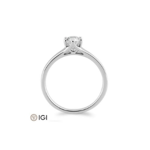 Bild von Verlobungsring Solitär 6 er Krappe 0.50 ct.  950/- Platin