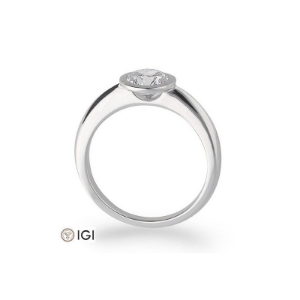 Bild von Verlobungsring Zarge  1.00 ct.  950/- Platin