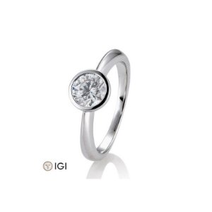 Bild von Verlobungsring Zarge  1.00 ct.  950/- Platin