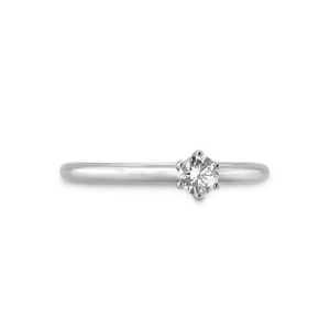 Bild von Verlobungsring Solitär 6 er Krappe 0.25 ct. 750/- Weißgold