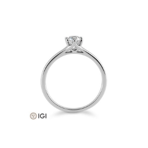 Bild von Verlobungsring Solitär 6 er Krappe 0.40 ct. 585/-Weißgold