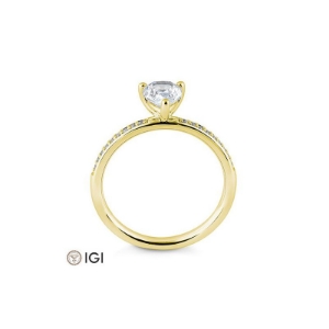 Bild von Ring Tropfen-Schliff 0.799 ct. 750/- Gelbgold