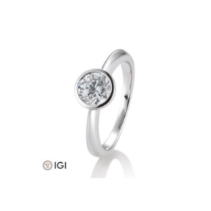 Bild von Verlobungsring Zarge 1.50 ct.  585/- Weißgold