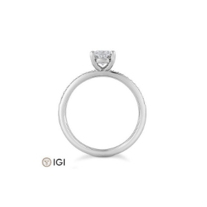 Bild von Verlobungsring Oval-Schliff 1.099 ct. 750/- Weißgold