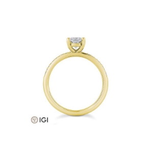 Bild von Verlobungsring Oval-Schliff 1.099 ct. 750/- Gelbgold