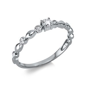 Ring 4er-Krappe 14 kt GG