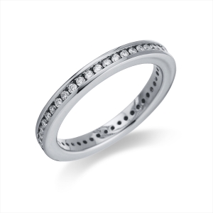 Infinity Memoire Ring  18kt Weißgold mit 0,47ct Diamanten