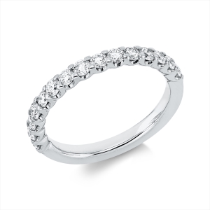 Memoire halb Ring  18kt Gelbgold mit 0,70ct Diamanten