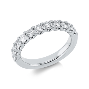 Memoire halb Ring  18kt Gelbgold mit 1,13ct Diamanten