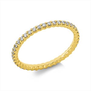 Infinity Memoire Ring  18kt Gelbgold mit 0,41ct Diamanten