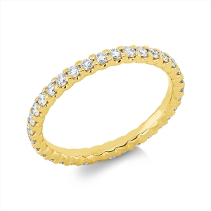 Infinity Memoire Ring  18kt Gelbgold mit 0,67ct Diamanten