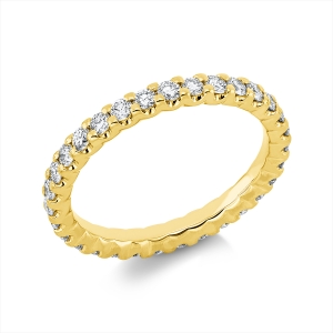 Infinity Memoire Ring  18kt Gelbgold mit 0,93ct Diamanten